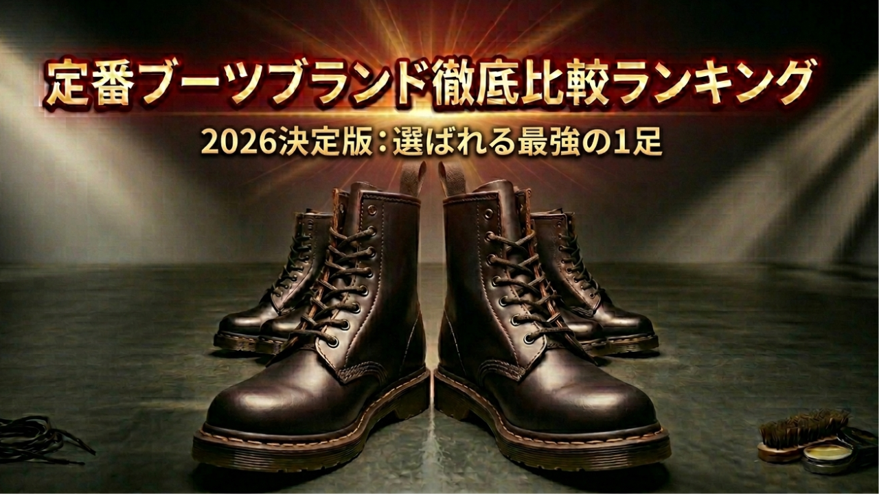 定番ブーツブランド徹底比較ランキング｜2026年決定版 選ばれる最強の1足