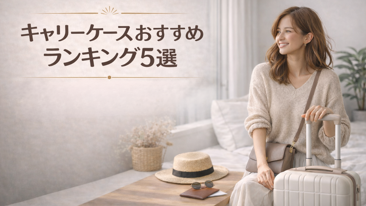 キャリーケースおすすめランキング5選|どれが人気?ブランド比較!