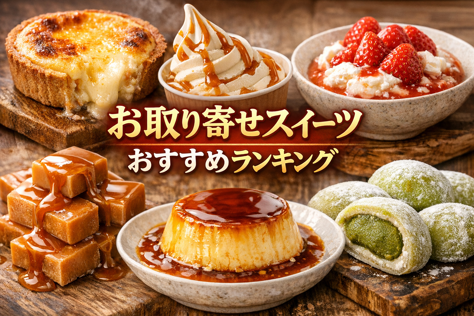 お取り寄せスイーツおすすめランキング|自分へのご褒美に選ばれる人気ブランド比較
