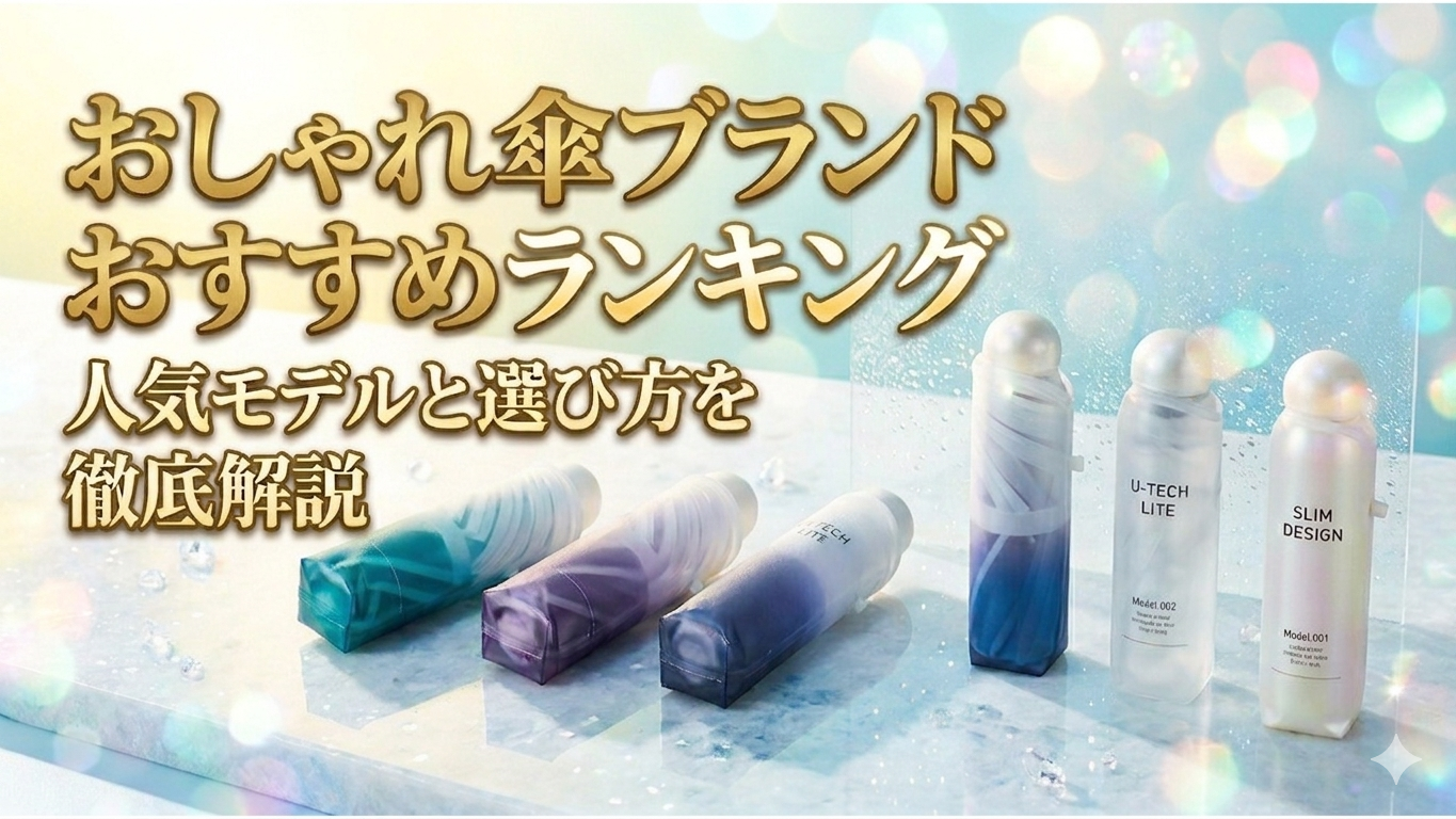 おしゃれ傘ブランドおすすめランキング｜人気モデルと選び方を徹底解説