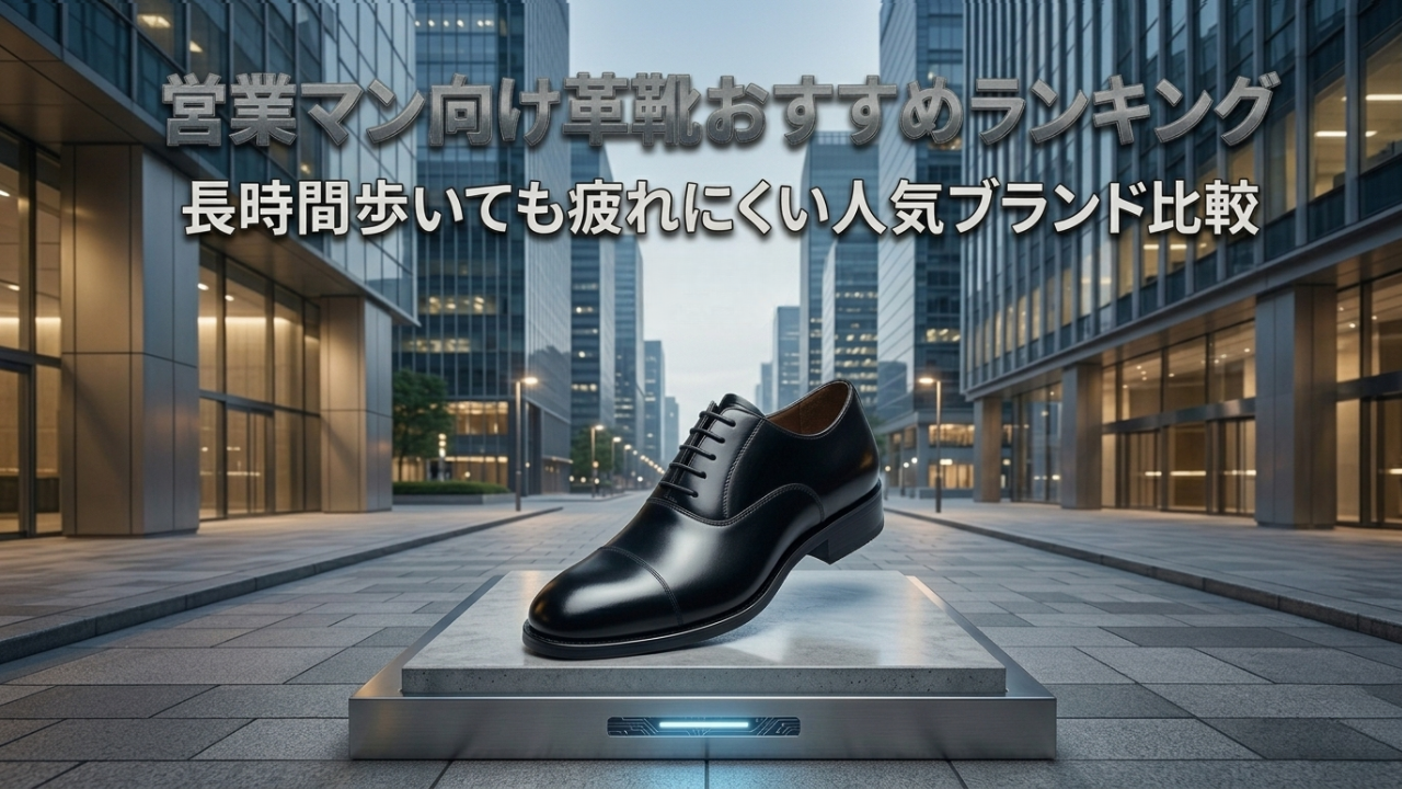 営業マン向け革靴おすすめランキング｜長時間歩いても疲れにくい人気ブランド比較