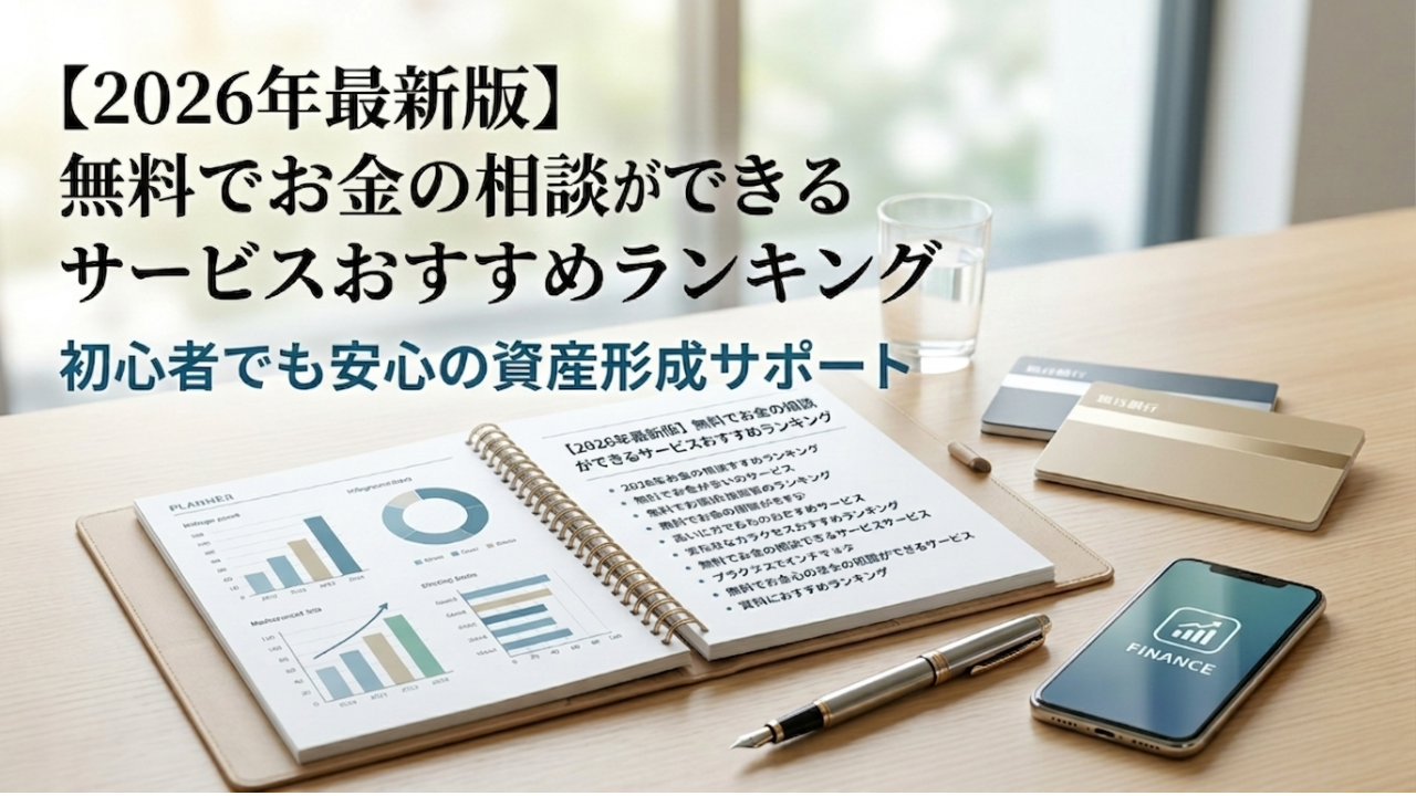 【2026年最新版】無料でお金の相談ができるサービスおすすめランキング|初心者でも安心の資産形成サポート