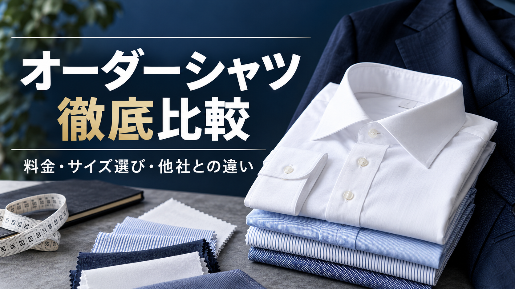 オーダーシャツを徹底比較｜料金・サイズ選び・SOLVEと他社の違いを解説