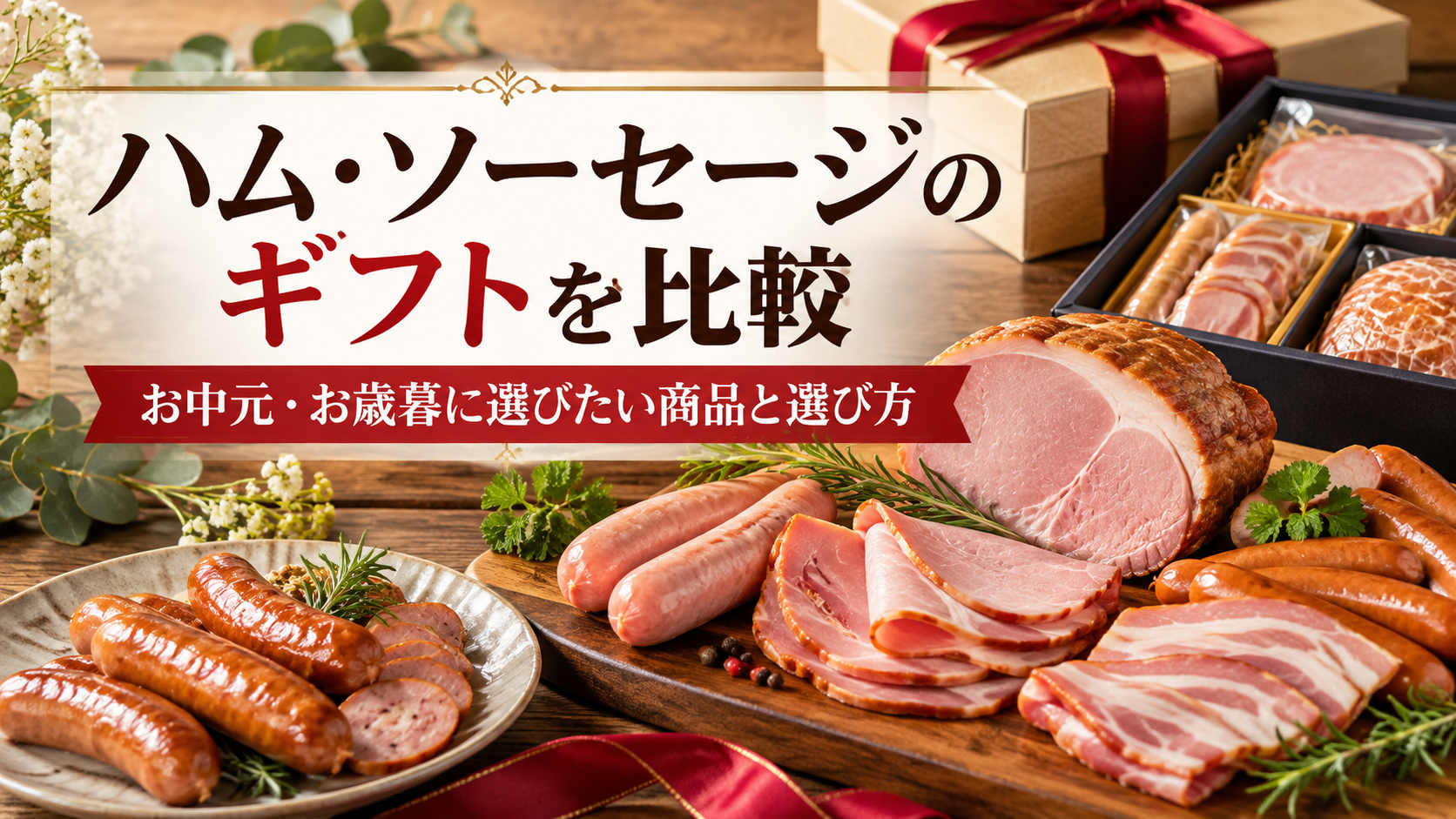 ハム・ソーセージのギフトを比較｜お中元・お歳暮に選びたい商品と選び方