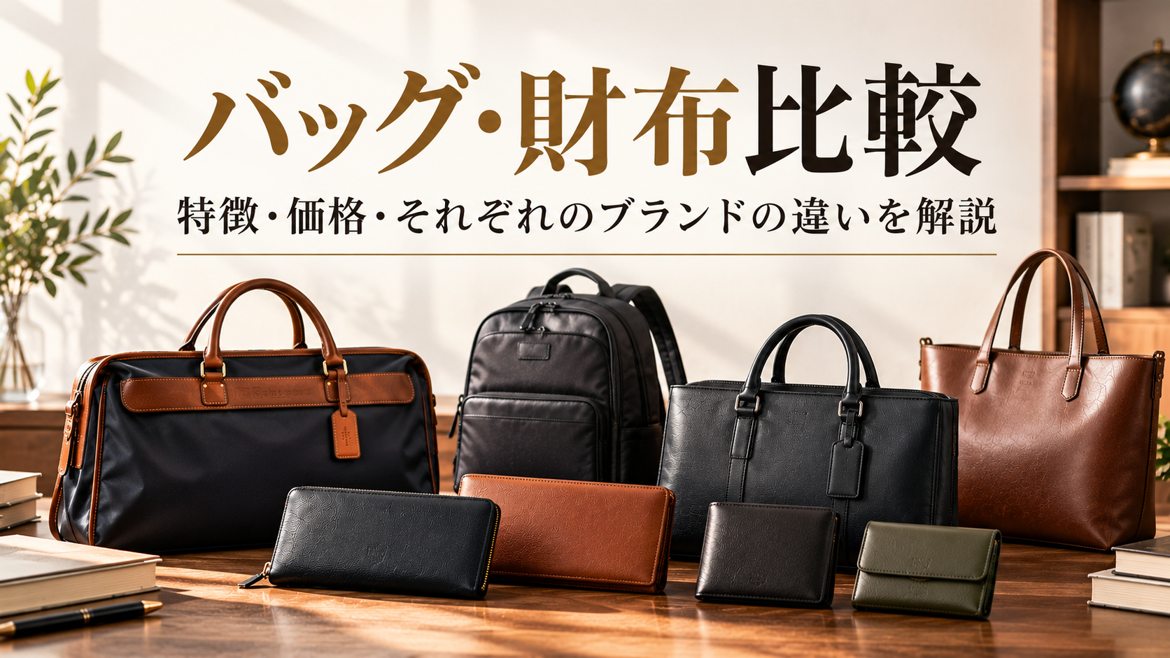 バッグ・財布比較｜特徴・価格・それぞれのブランドの違いを解説