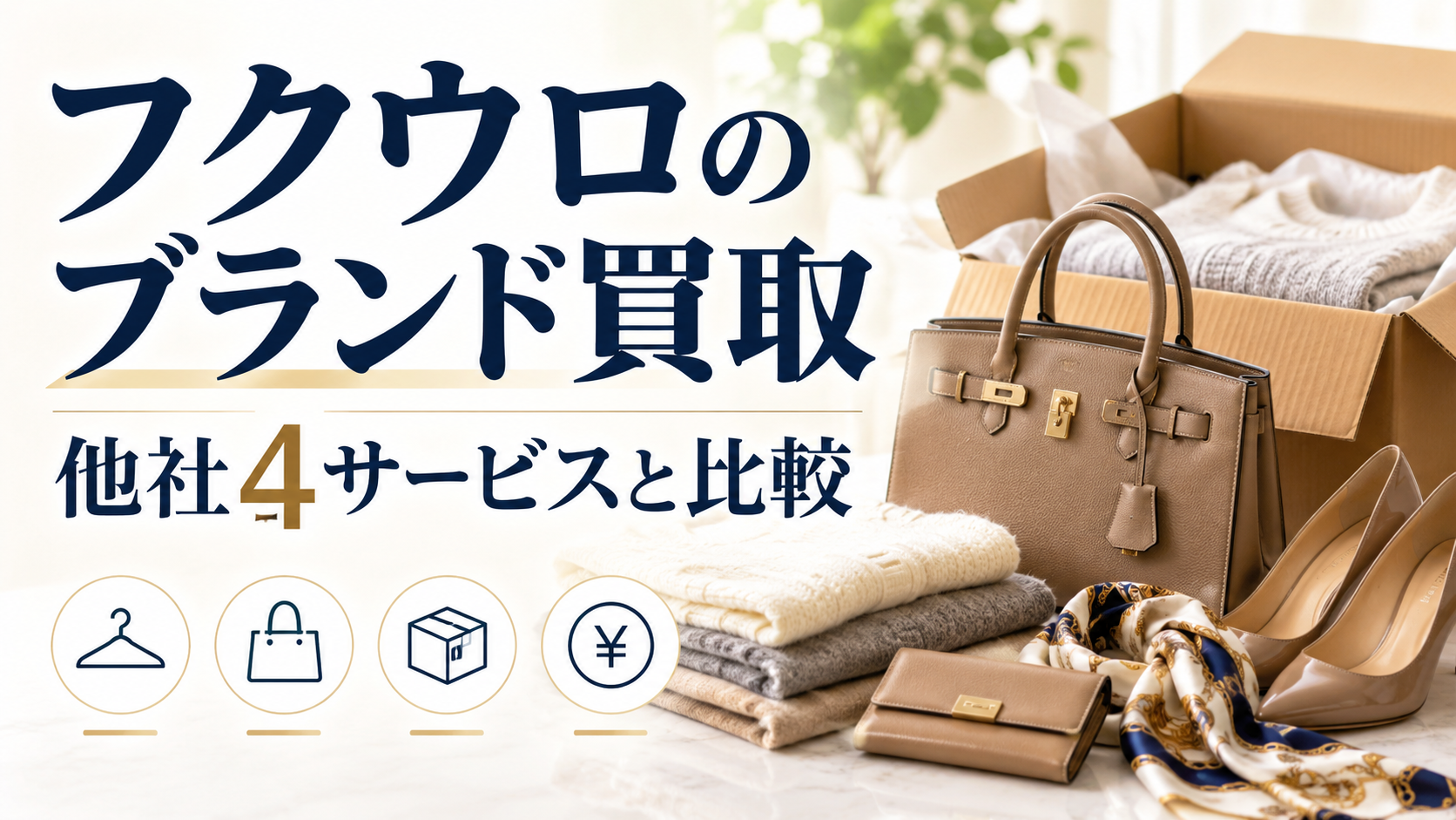 フクウロのブランド買取を解説！他社4サービスとの違い・料金・利用方法を比較
