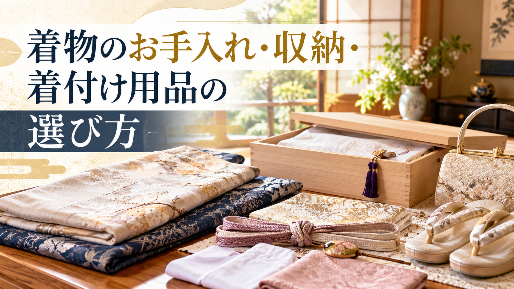 着物のお手入れ・収納・着付け用品を比較！選び方と便利な和装小物を紹介