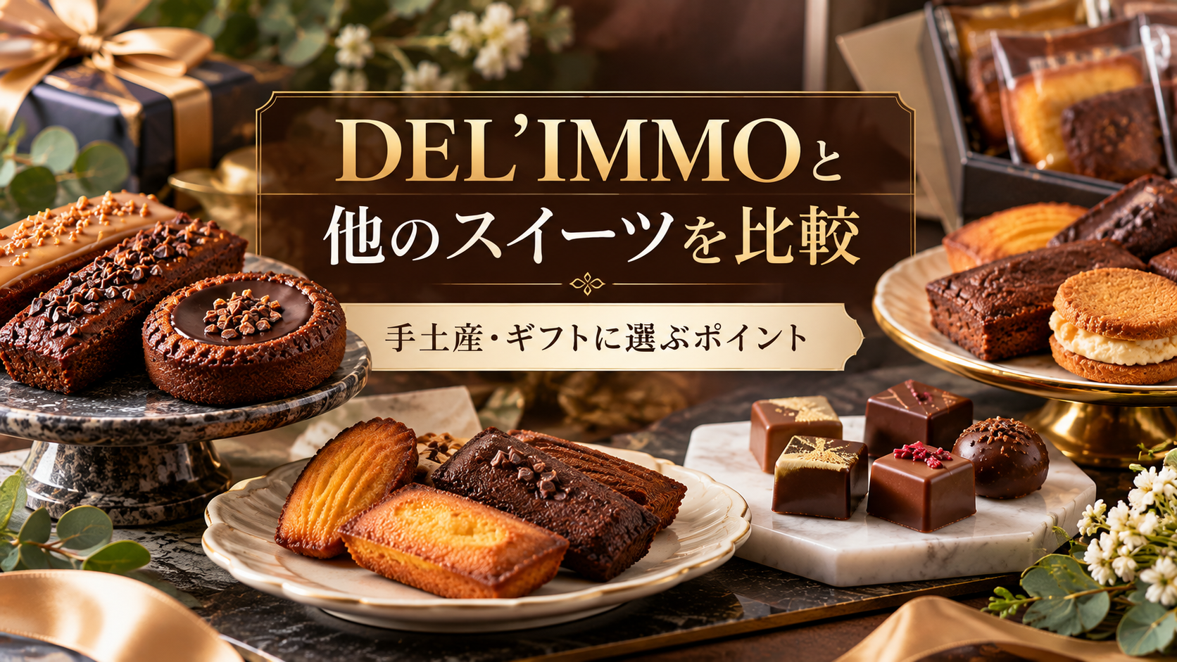 DEL’IMMOと他のスイーツを比較｜手土産・ギフトに選ぶポイントと商品情報
